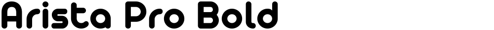 Arista Pro Bold