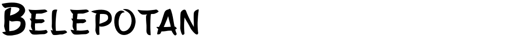 Belepotan