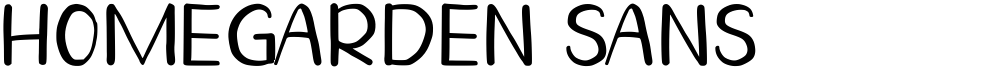 Homegarden Sans