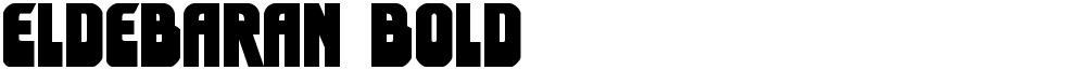 Eldebaran Bold