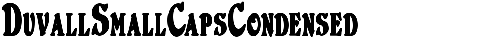 DuvallSmallCapsCondensed