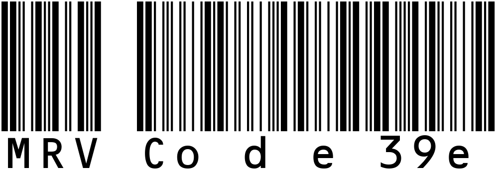 MRV Code39extMA
