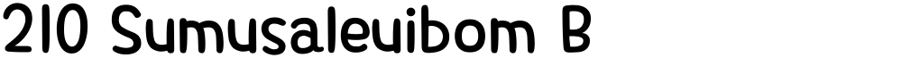 210 Sumusaleuibom B