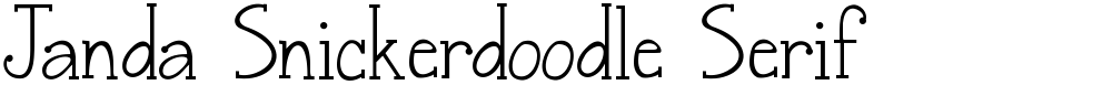 Janda Snickerdoodle Serif