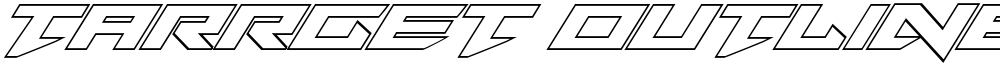 Tarrget Outline Italic