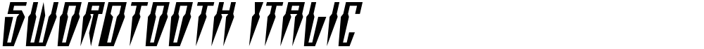 Swordtooth Italic