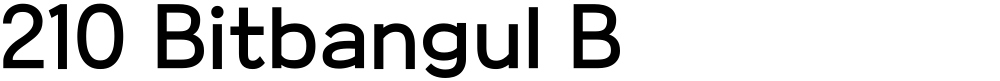 210 Bitbangul B