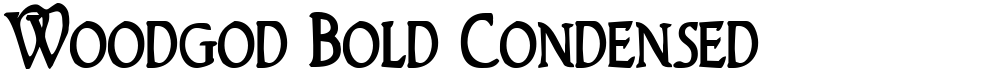 Woodgod Bold Condensed