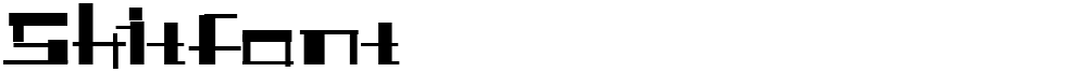 Shitfont