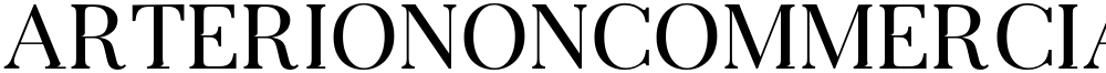ArterioNonCommercial