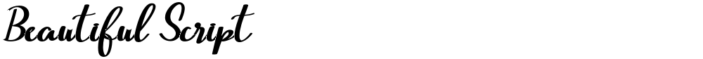 Beautiful Script