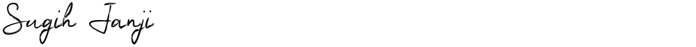 Sugih Janji