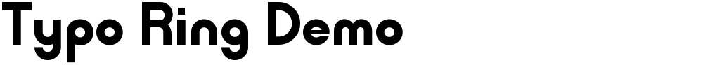 Typo Ring Demo