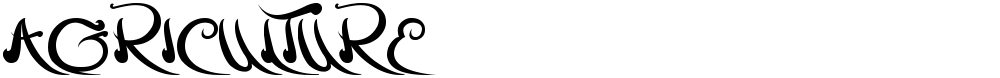 AGRICULTURE