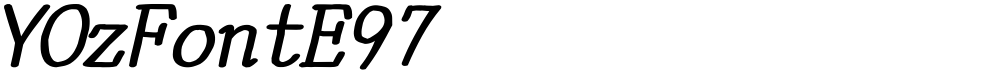 YOzFontE97