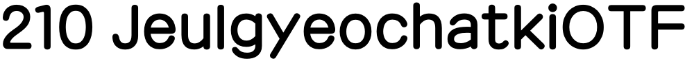 210 JeulgyeochatkiOTF