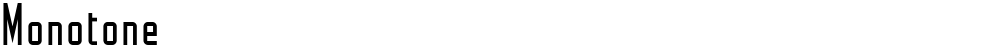 Monotone