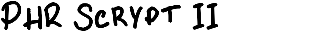 PHR Scrypt II
