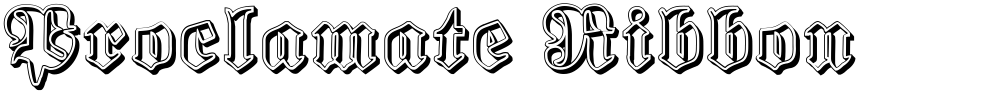 Proclamate Ribbon
