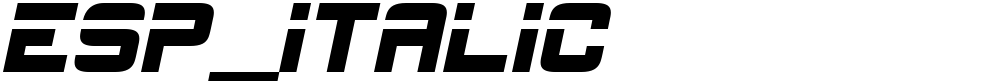 ESP_Italic