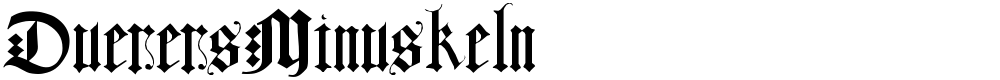 DuerersMinuskeln