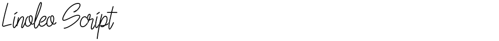 Linoleo Script