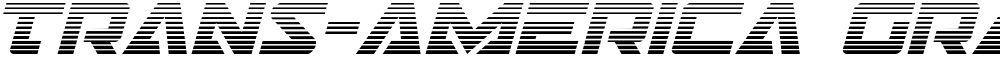 Trans-America Gradient Italic