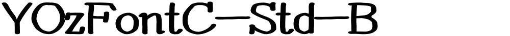 YOzFontC-Std-B