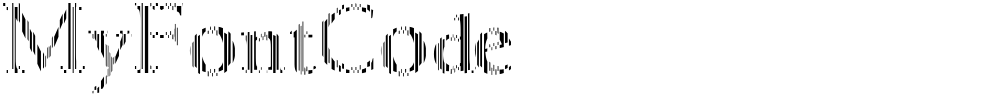 MyFontCode