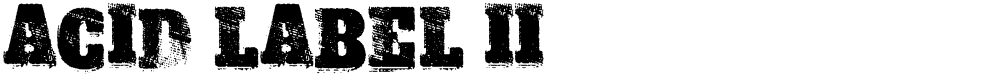 ACID LABEL II
