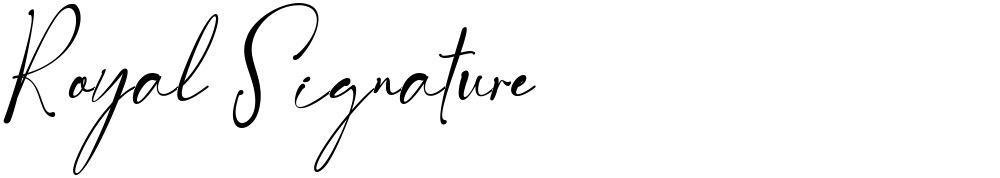 Royal Signature