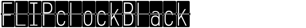 FLIPclockBlack