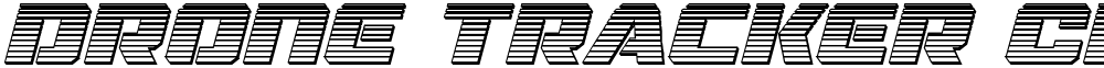 Drone Tracker Chrome Italic