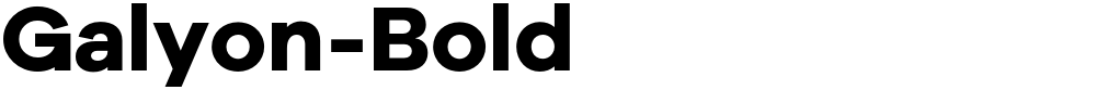 Galyon-Bold