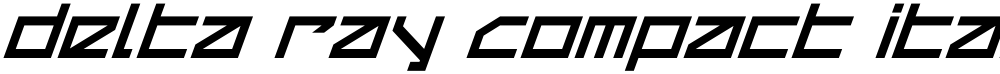 Delta Ray Compact Italic