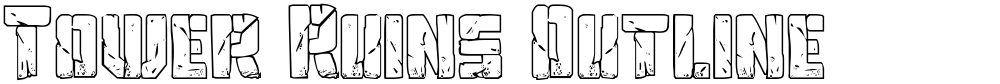 Tower Ruins Outline