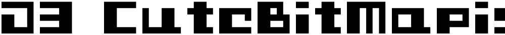 D3 CuteBitMapism TypeB