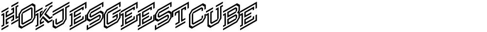 Hokjesgeestcube