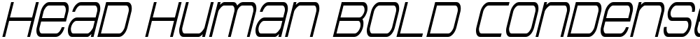 Head Human Bold Condensed Ital