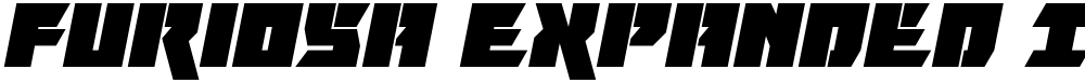 Furiosa Expanded Italic