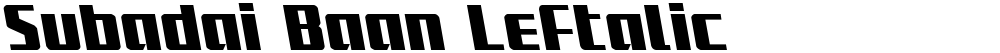 Subadai Baan Leftalic