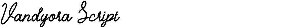 Vandyora Script