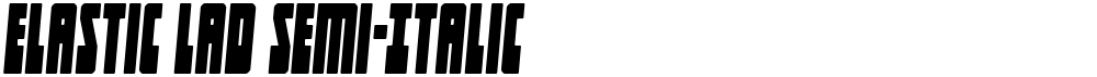 Elastic Lad Semi-Italic