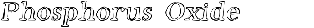 Phosphorus Oxide