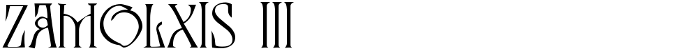 Zamolxis III