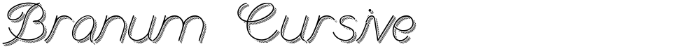 Branum Cursive