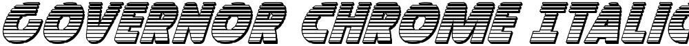 Governor Chrome Italic