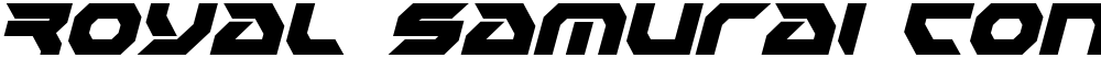 Royal Samurai Condensed Italic