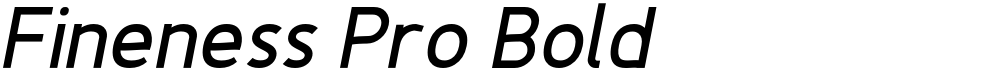 Fineness Pro Bold