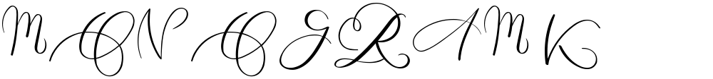MONOGRAM K